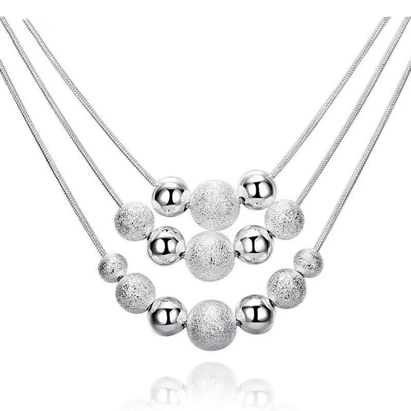 Elegant Classic Blue Zirconia 925 Silver Jewelry Set