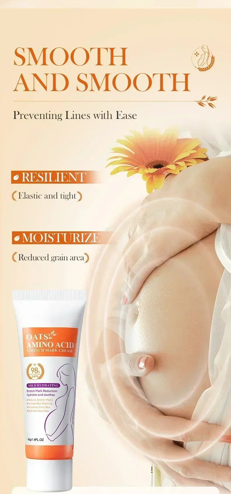 Maternity Stretch Mark Permanent Removal cream Brighten Anti-Winkle