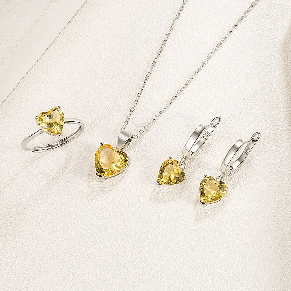 Elevate Your Elegance with Our 925 Sterling Silver Jewelry Set!
