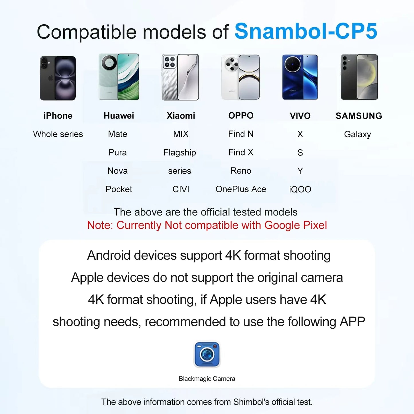 Camera Selfie Monitor for iPhone 16 15 Samsung Phone