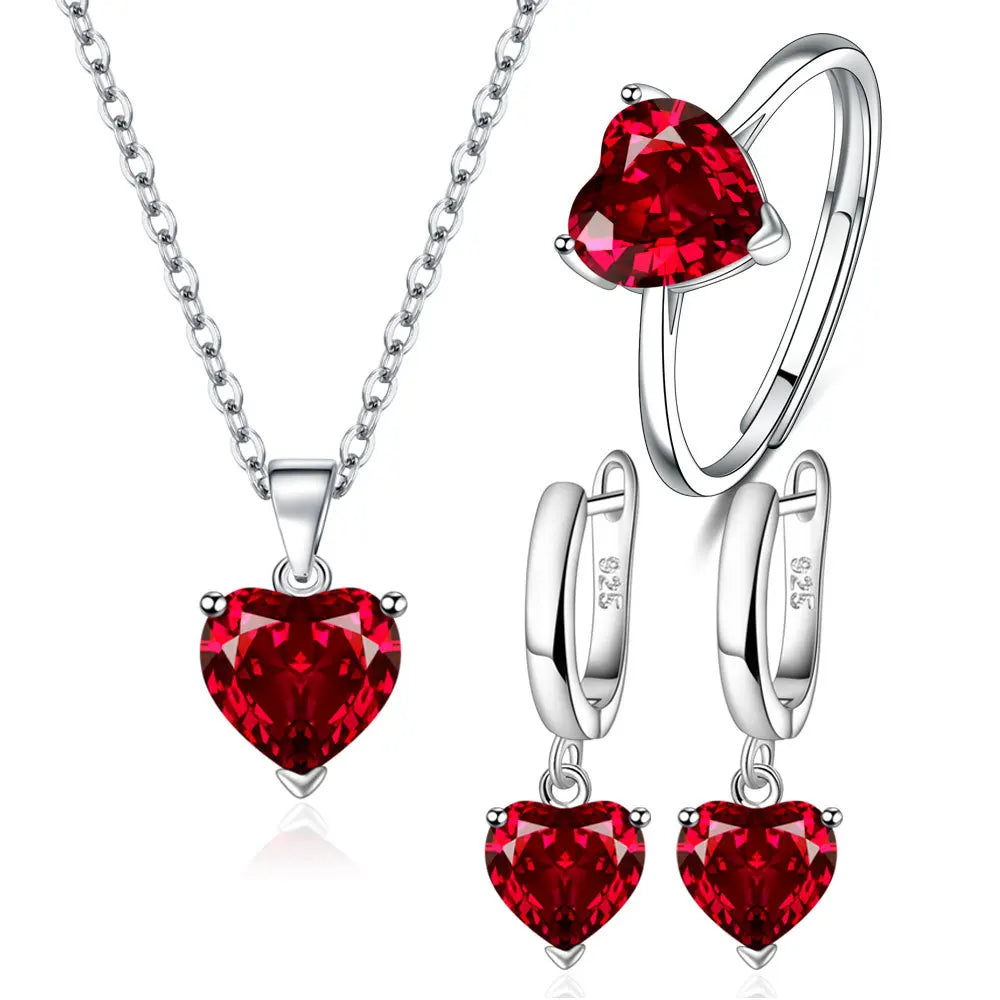 Elevate Your Elegance with Our 925 Sterling Silver Jewelry Set!