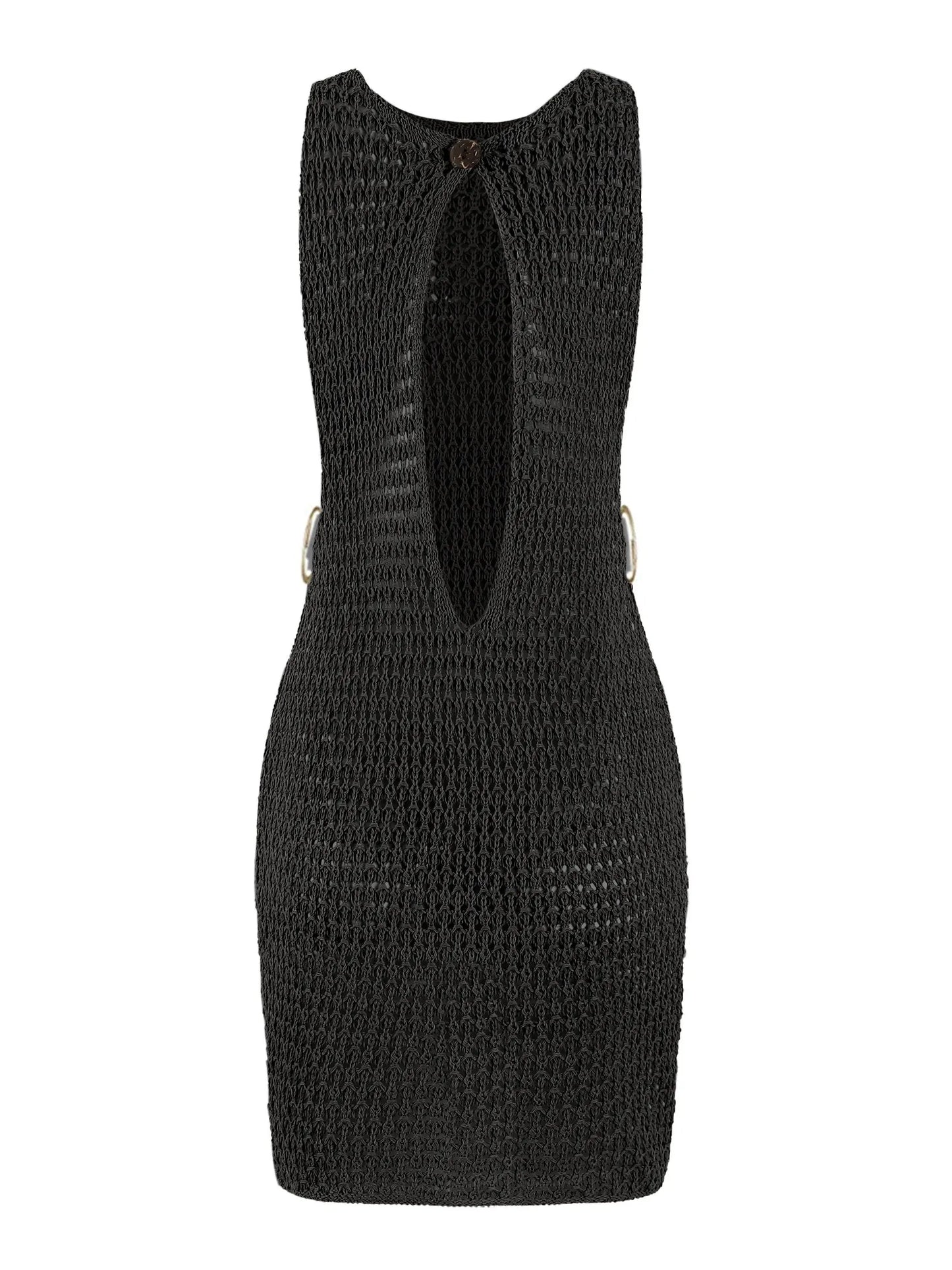 One-Shoulder Cut-Out Corset Mini Dress.