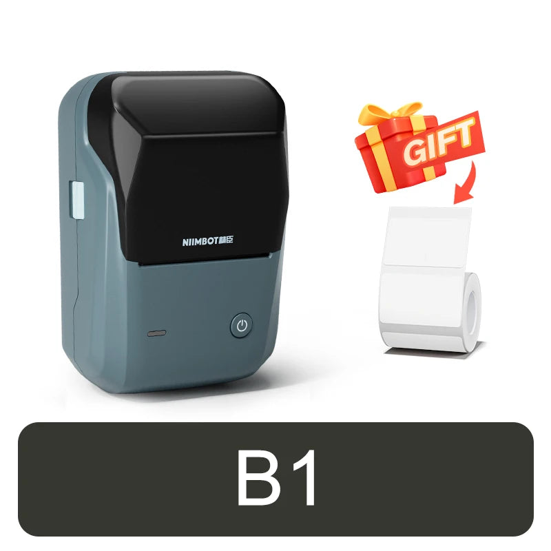 Label Printer Mini Bluetooth Sticker Maker Support Smartphones PC