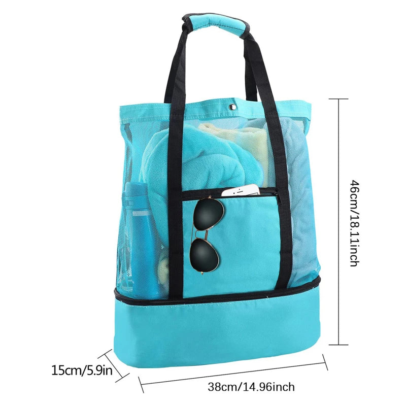 Heat Preservation Picnic Beach Bag – Waterproof & High Capacity Tote