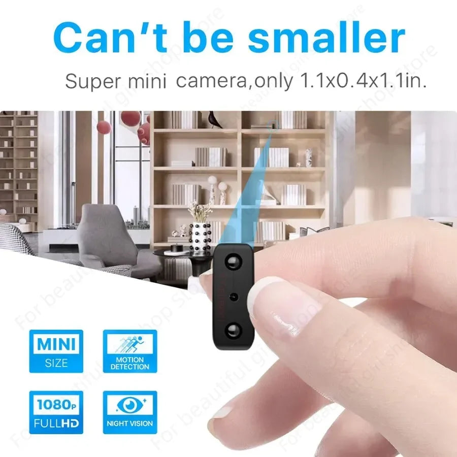 1080P HD Mini Spy Camera – Ultra-Small, Ultra-Smart, Ultra-Secure Powerful Security