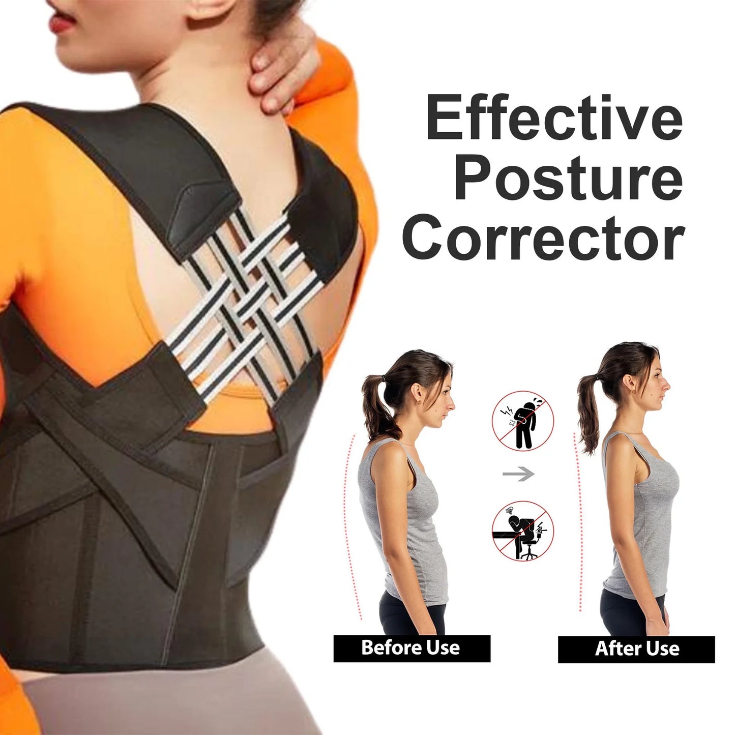 Back Brace Posture Corrector for Women and Men