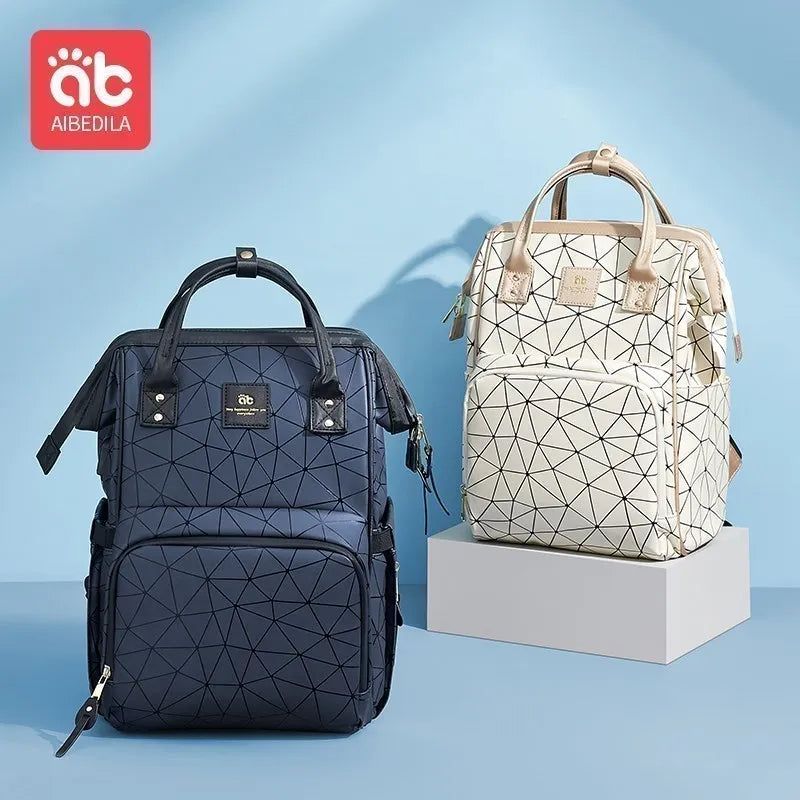 AIBEDILA Mommy Bag Impermeável USB Grande
