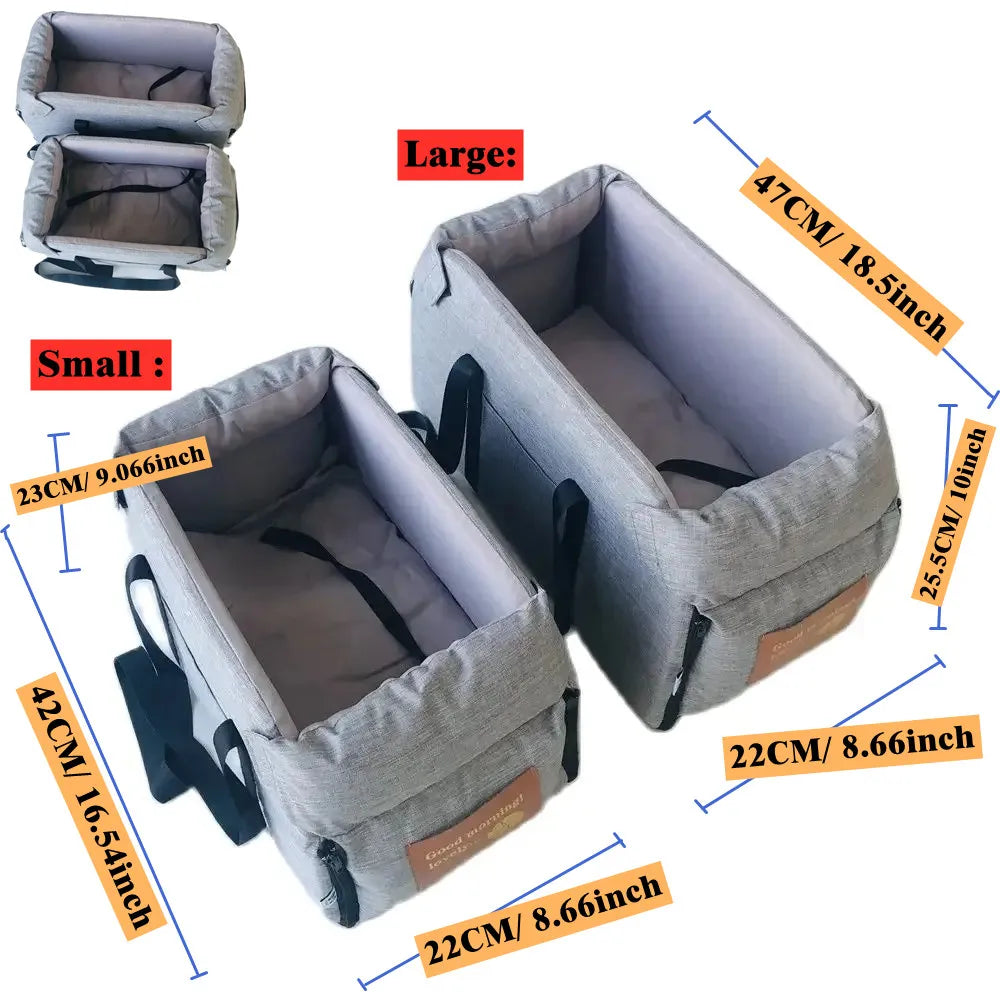 Dog Car Seat Bed: The Ultimate Travel Companion for Your Furry Friends!