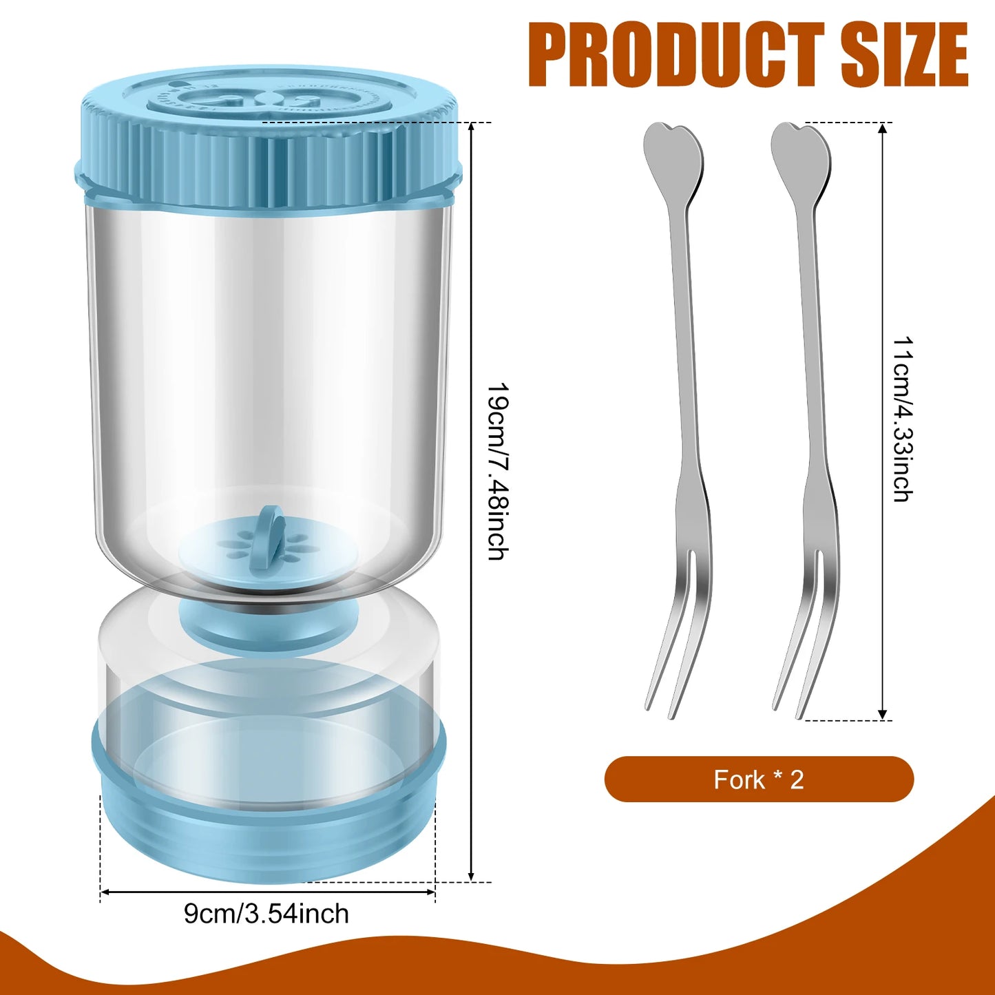 Glass Pickle Jar Dry Wet Separation Pickle and Olive Jar Upside Down