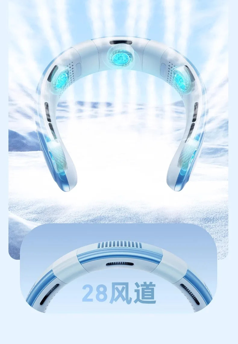 Portable Neck Fan 10000mAh Rechargeable Fan