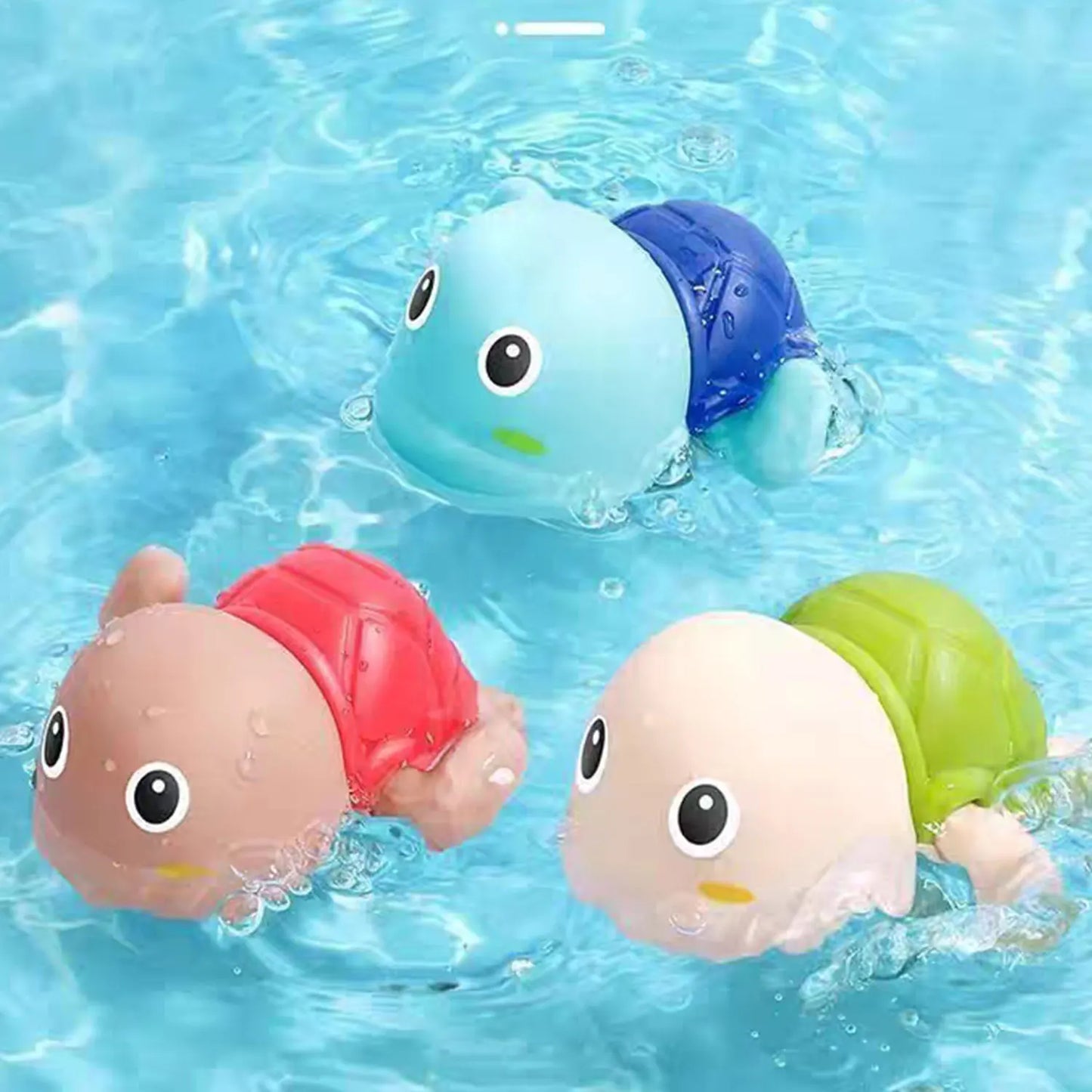 Summer Baby Water Gun Spray Toys Cute Little Yellow Duck Swimming