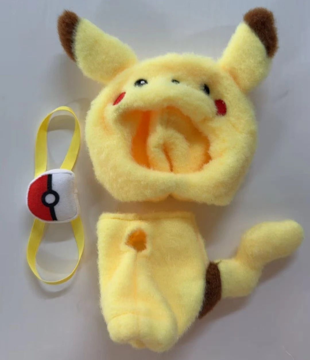 Roupas de boneca Kawaii Labubu Desenho animado Charmander Squirtle com mochila
