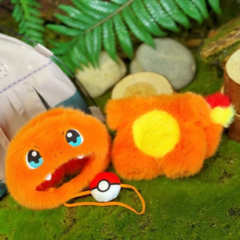 Roupas de boneca Kawaii Labubu Desenho animado Charmander Squirtle com mochila