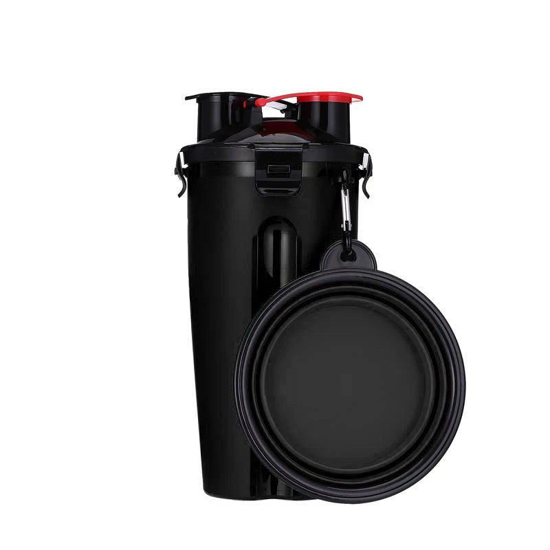 2 IN 1 Dogs Travel Water Bottle: Your Perfect Outdoor Companion!