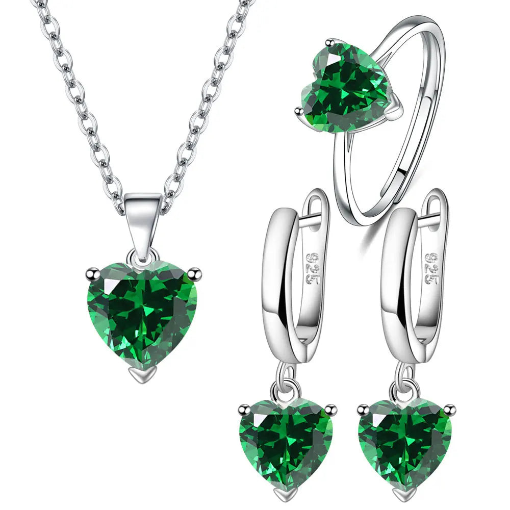Elevate Your Elegance with Our 925 Sterling Silver Jewelry Set!