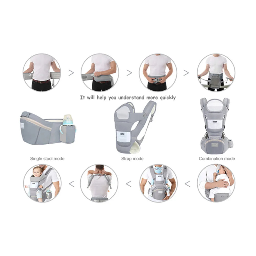 Ergonomic Baby Carrier Backpack Infant