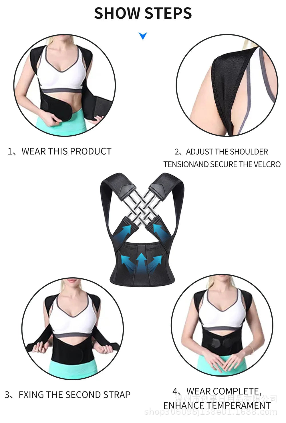 Back Brace Posture Corrector for Women and Men