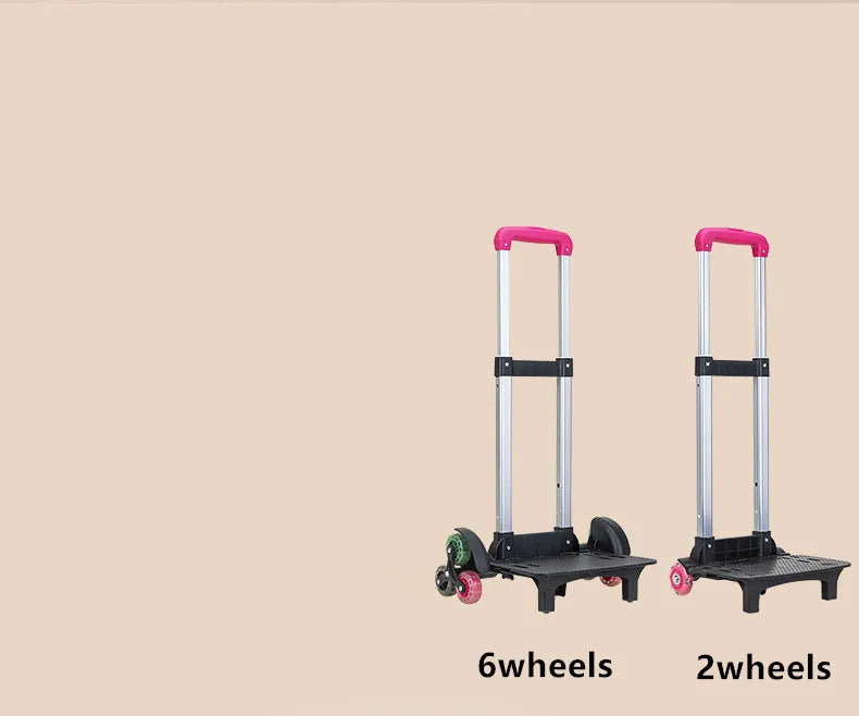 Children Trolley backpack wheels Student High capacity School bags