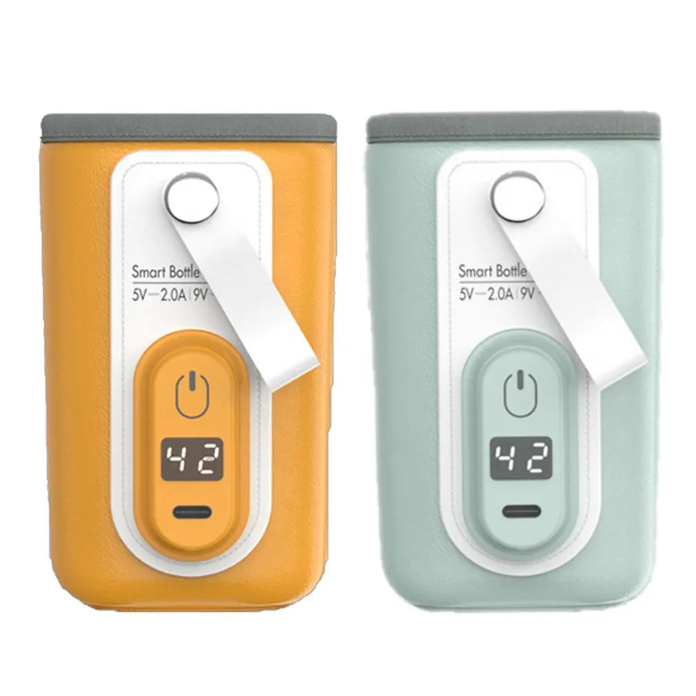 USB Charging Baby Bottle Warmer Bag Insulation Cover Heating Bottle
