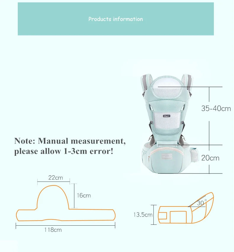 Ergonomic Baby Carrier Backpack Infant