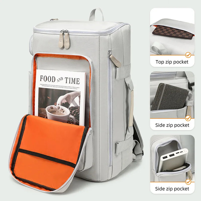 Travel Backpack Business Bag Wet and Dry Separation Shoulder Bags Multi-compartment