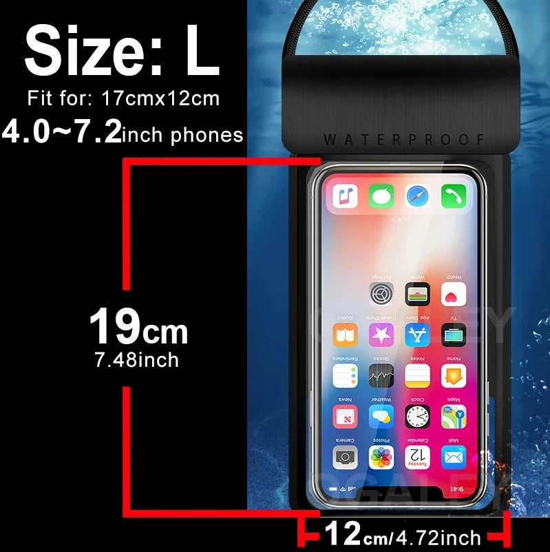 IPX8 Universal Waterproof Bag Cell Phone