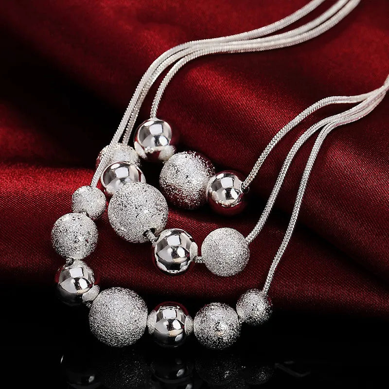 Elegant Classic Blue Zirconia 925 Silver Jewelry Set