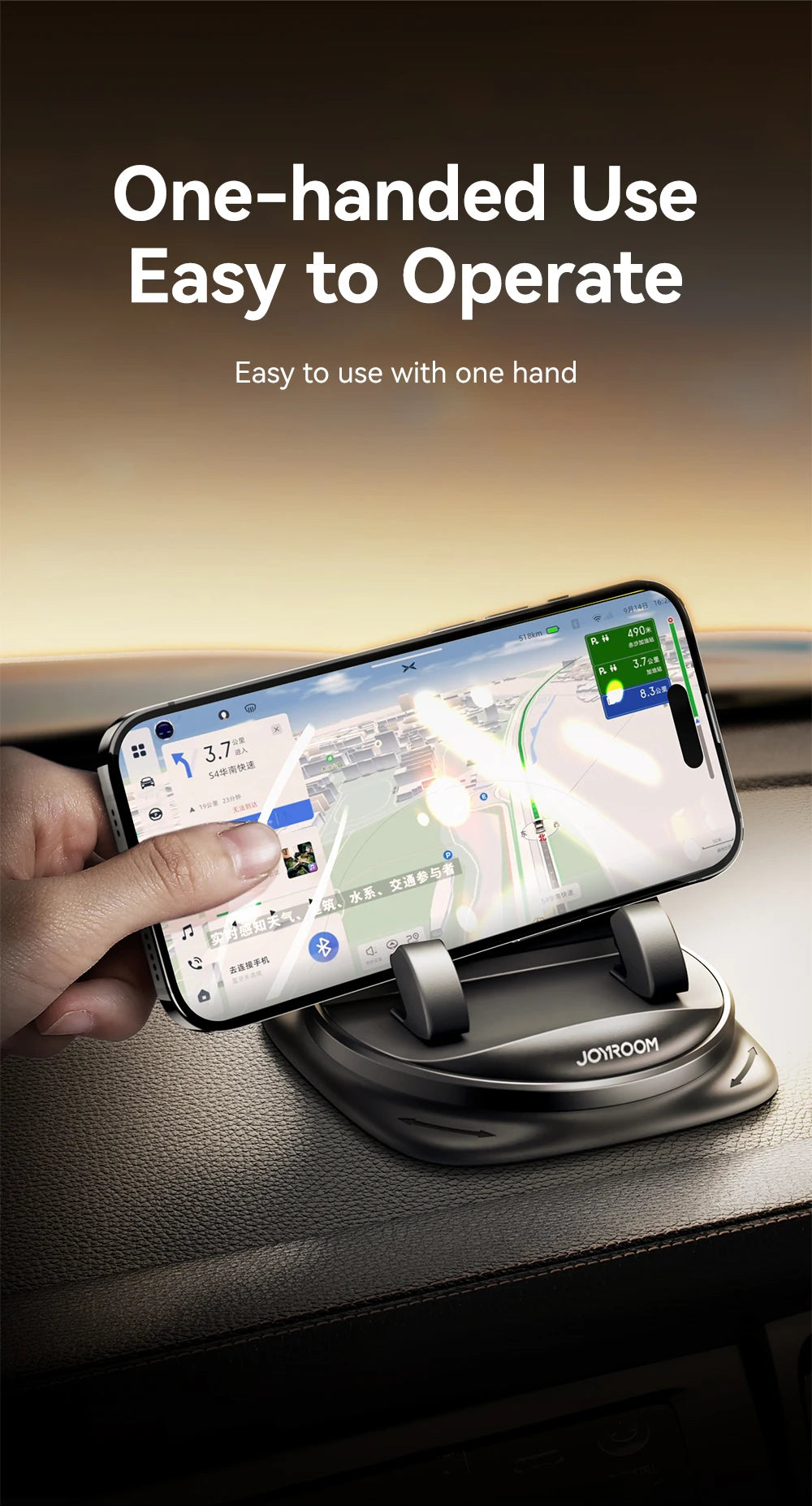 Joyroom Dashboard Car Phone Holder Universal 360° Rotation