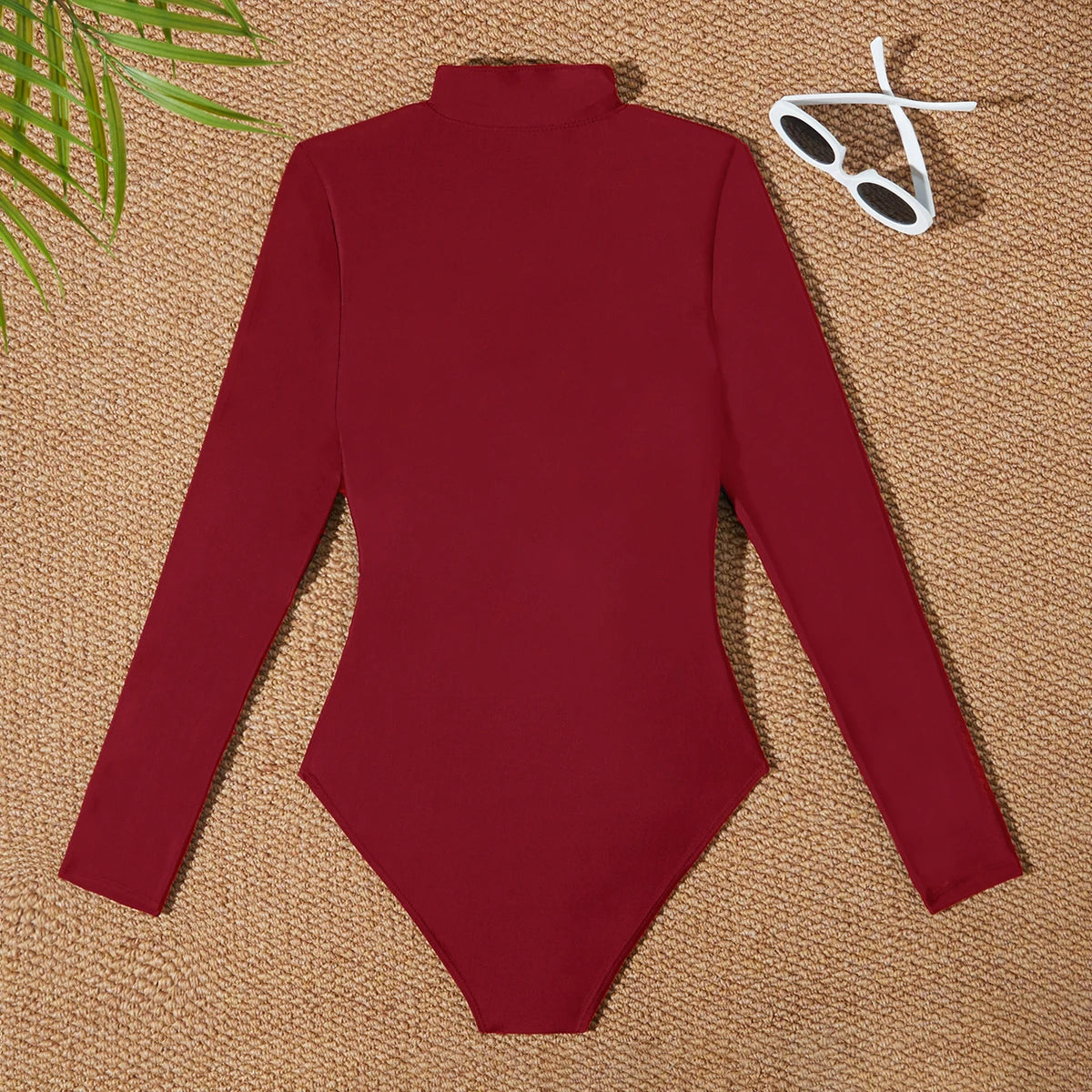 2025 Slim Fit Rash Guard Long Sleeve Swimsuit