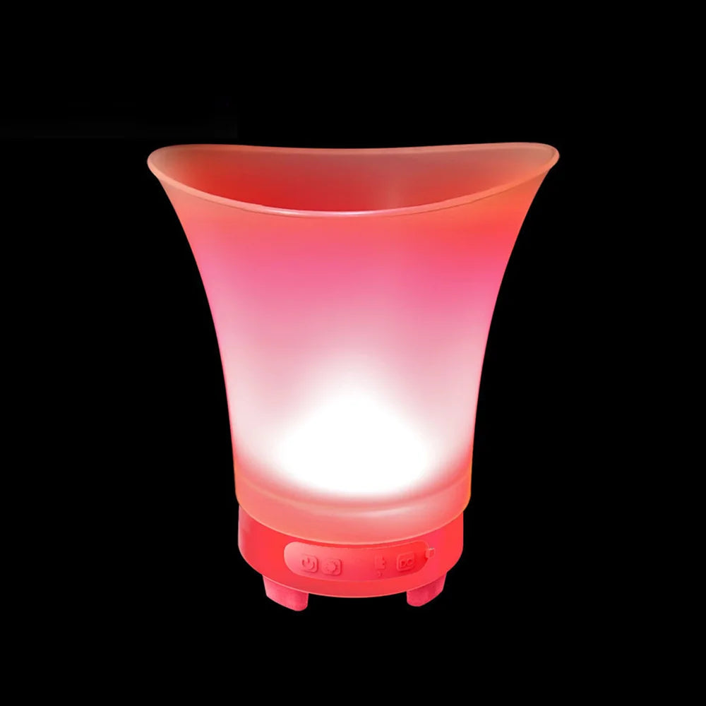 5L RGB LED Ice Bucket with Bluetooth speaker Waterproof Plastic Light Up Champagne beer