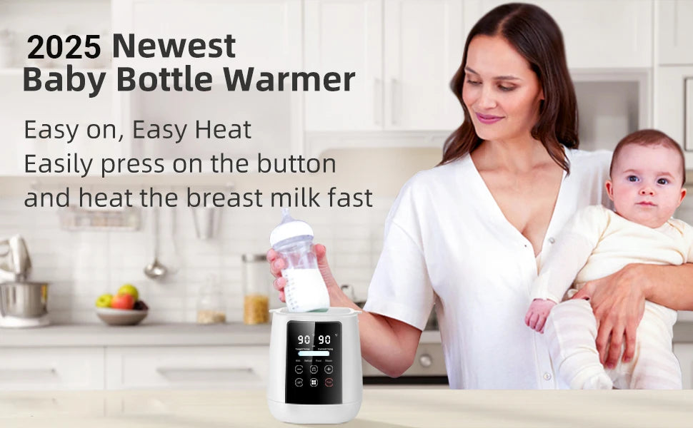 Baby Bottle Warmer & Sterilizer 24 hour 6-in-1Multifuntion Breast Milk