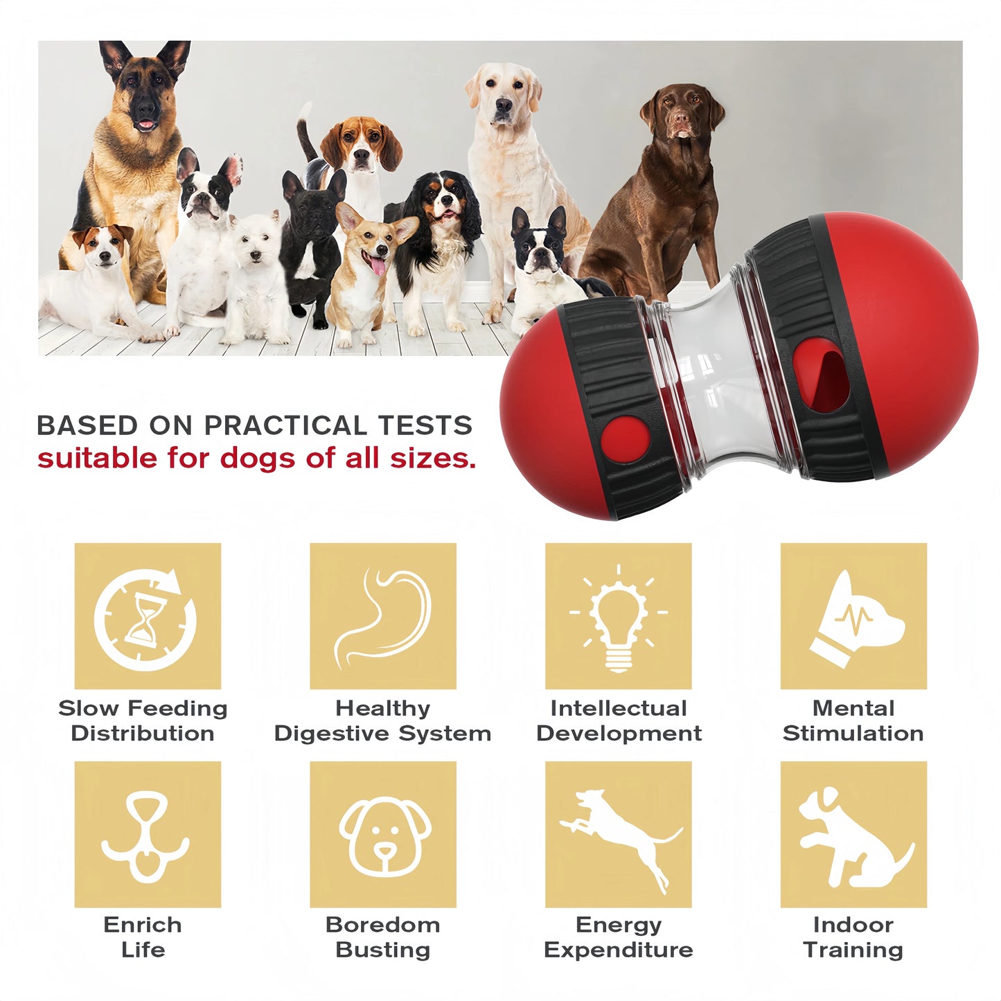 Pet Dog Leaky Food Toy: Healthy Feeding Made Fun!