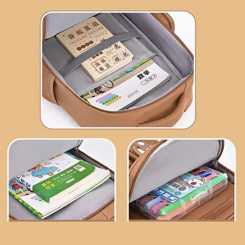 Capybara Children School Bags for Boys Kids Backpack Primary Schoolbag Orthopedic