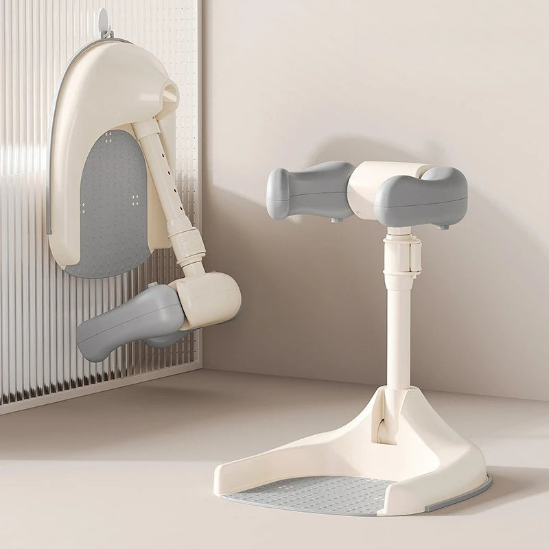 Adjustable Baby Shower Rack - Foldable Anti-Slip Bath Caddy for Infants