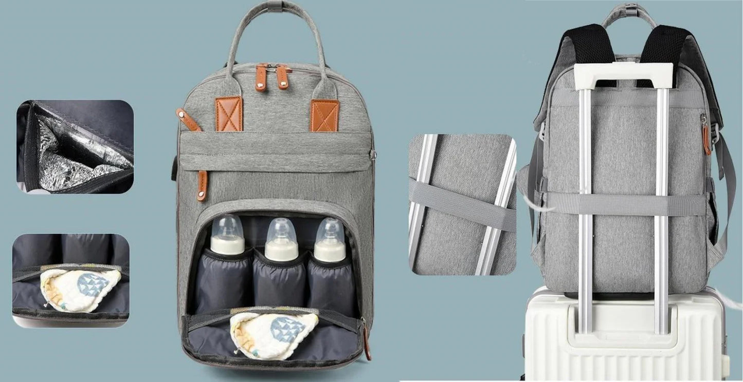 Diaper Bag Backpack Baby Essentials Travel Tote Multifunction