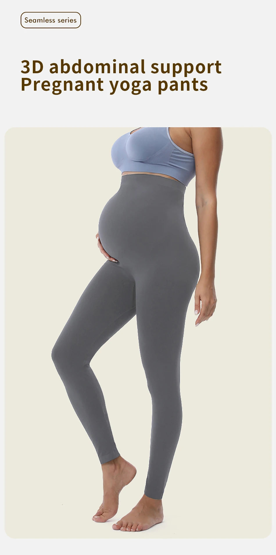 Abdominal Support High Elasticity Hip Lifting Leggings Pregnancy Clothes