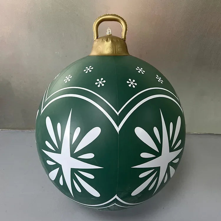 Outdoor Christmas Inflatable Decorated Ball 60cm PVC Giant Big Large Balls Xmas