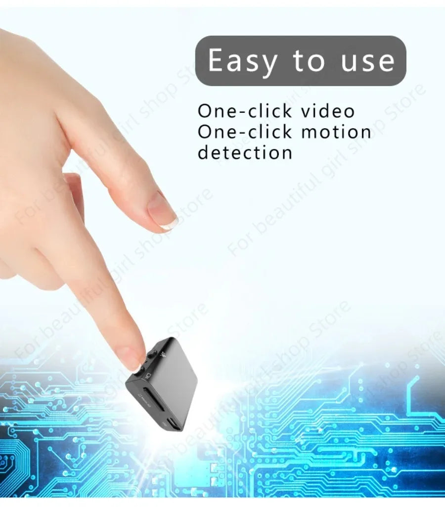 1080P HD Mini Spy Camera – Ultra-Small, Ultra-Smart, Ultra-Secure Powerful Security