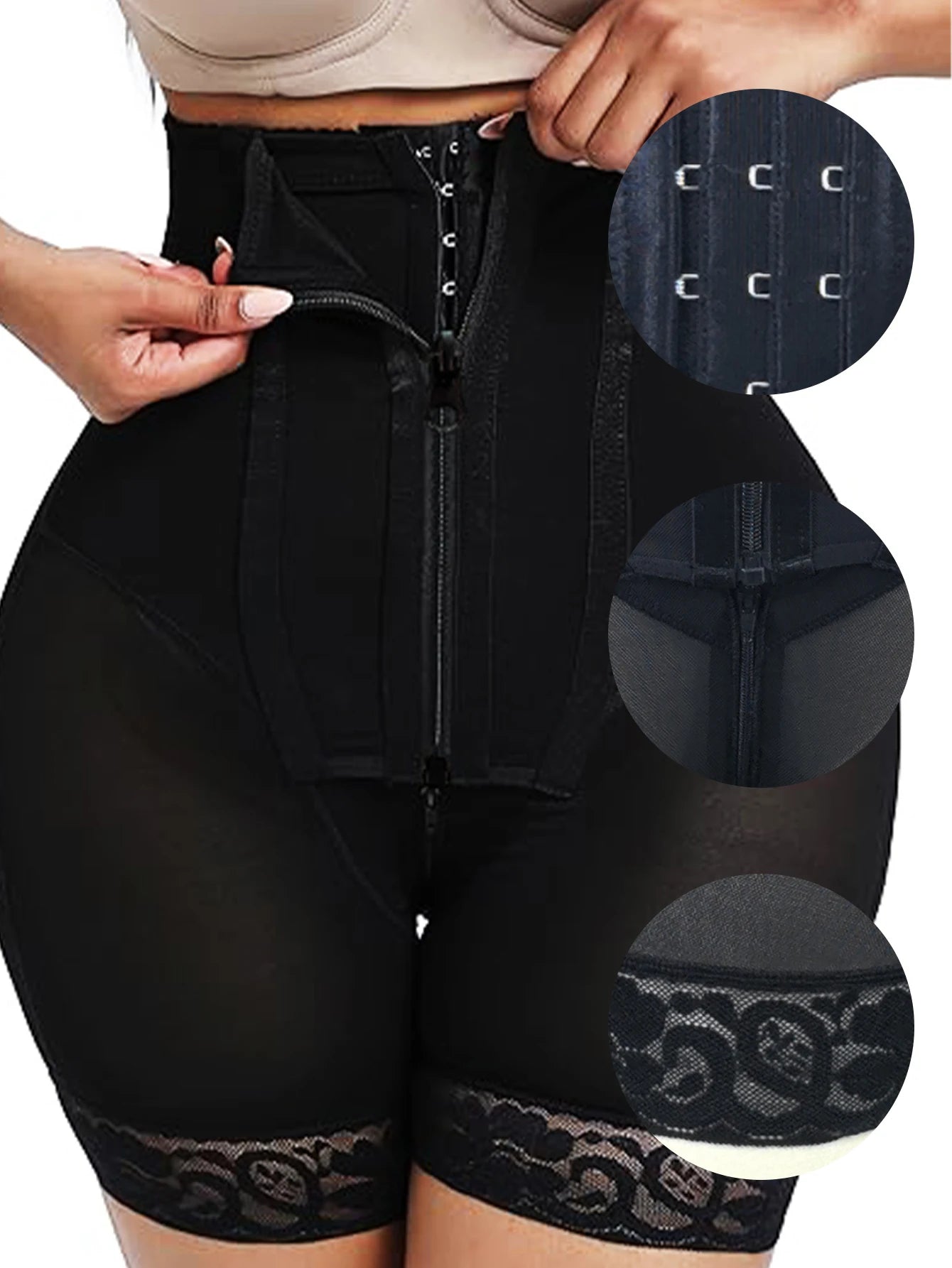 Women High Compression Girdles Waist Trainer High Waist Tummy Control Panties