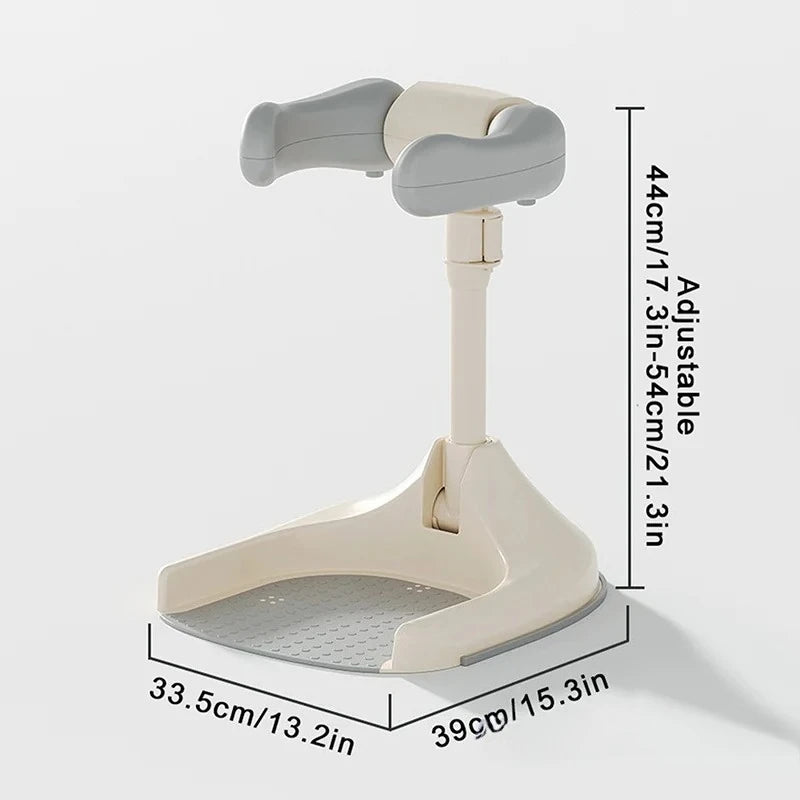 Adjustable Baby Shower Rack - Foldable Anti-Slip Bath Caddy for Infants