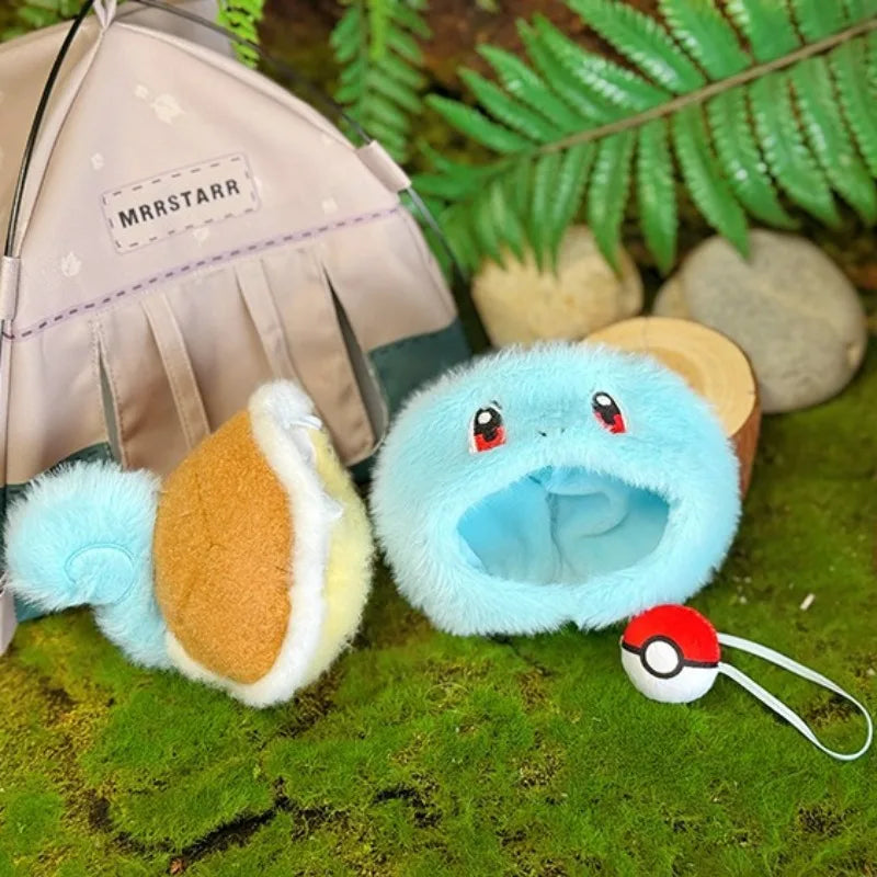 Roupas de boneca Kawaii Labubu Desenho animado Charmander Squirtle com mochila