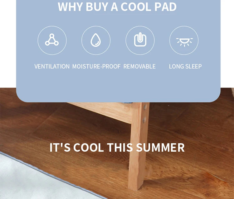 Summer Pet Cool Mattress Orthopedic Memory Foam