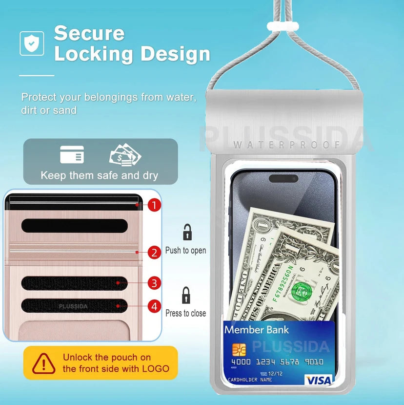 IPX8 Universal Waterproof Bag Cell Phone