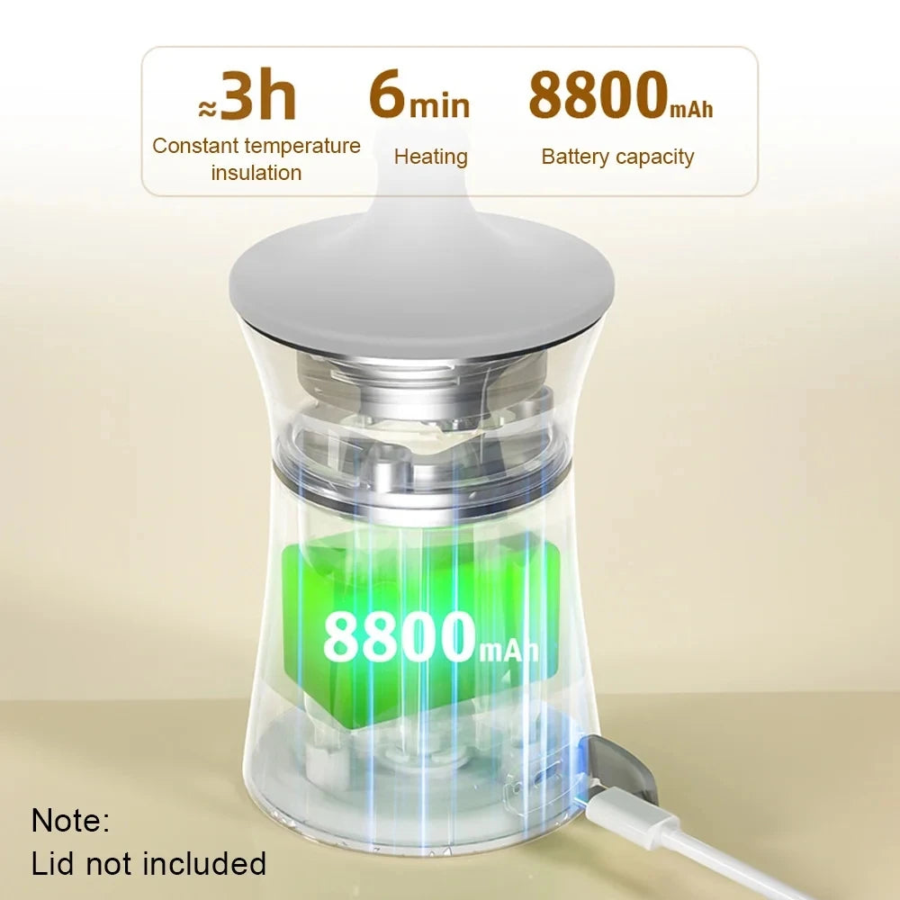 Portable Baby Bottle Warmer Milk USB Charge