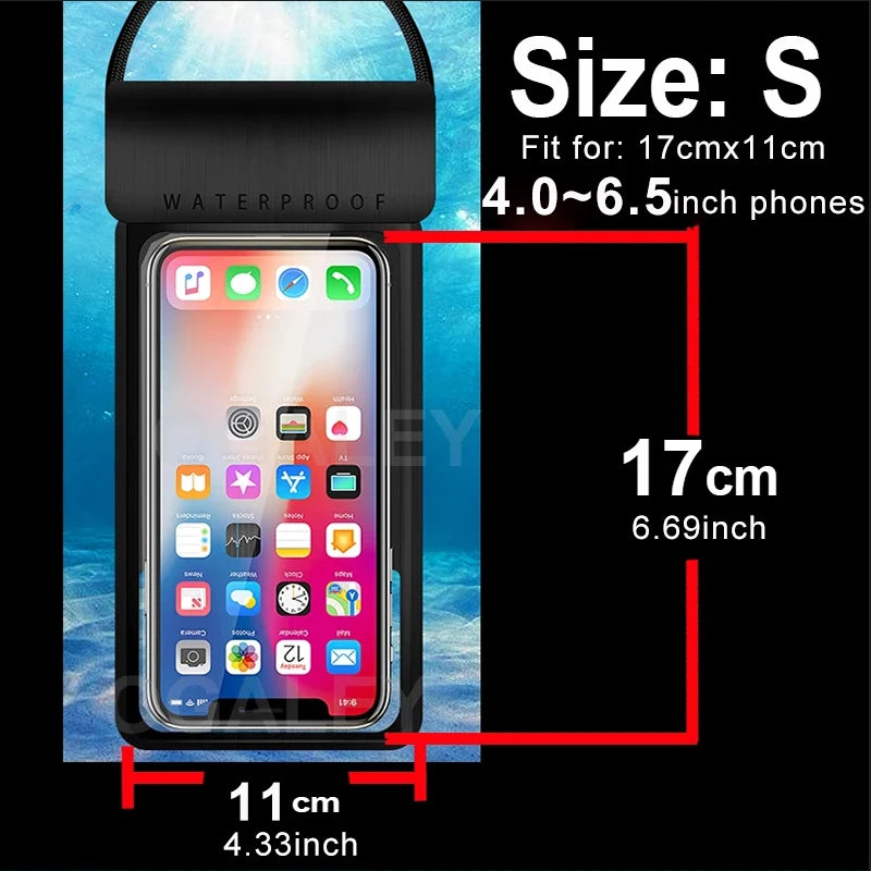IPX8 Universal Waterproof Bag Cell Phone