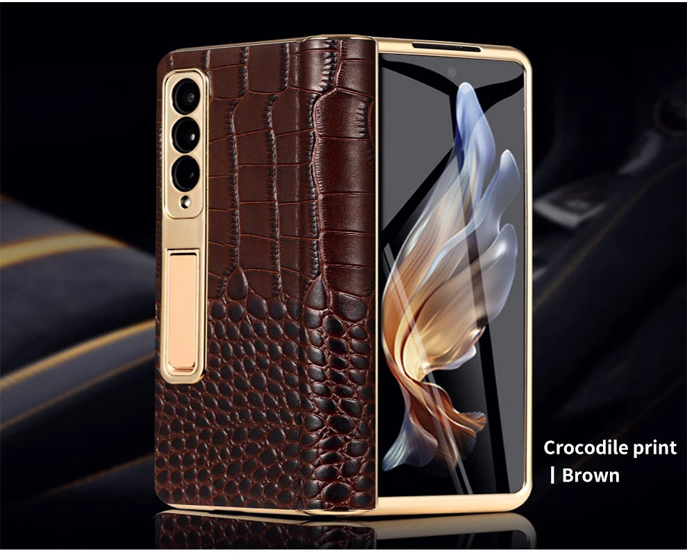 LANGSIDI Leather Case Leather for Samsung Galaxy Z Fold 6 5 4 3