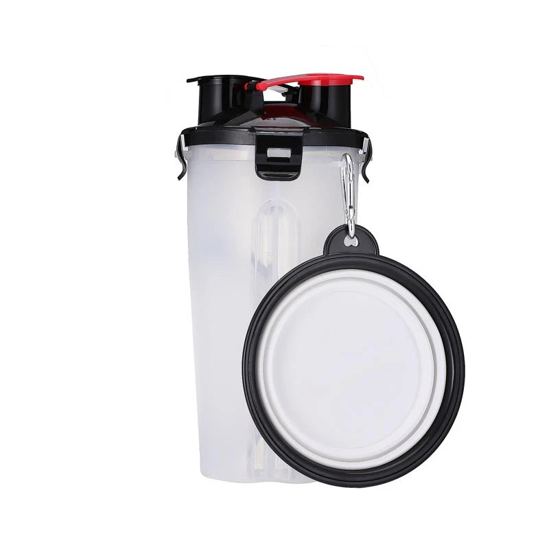 2 IN 1 Dogs Travel Water Bottle: Your Perfect Outdoor Companion!