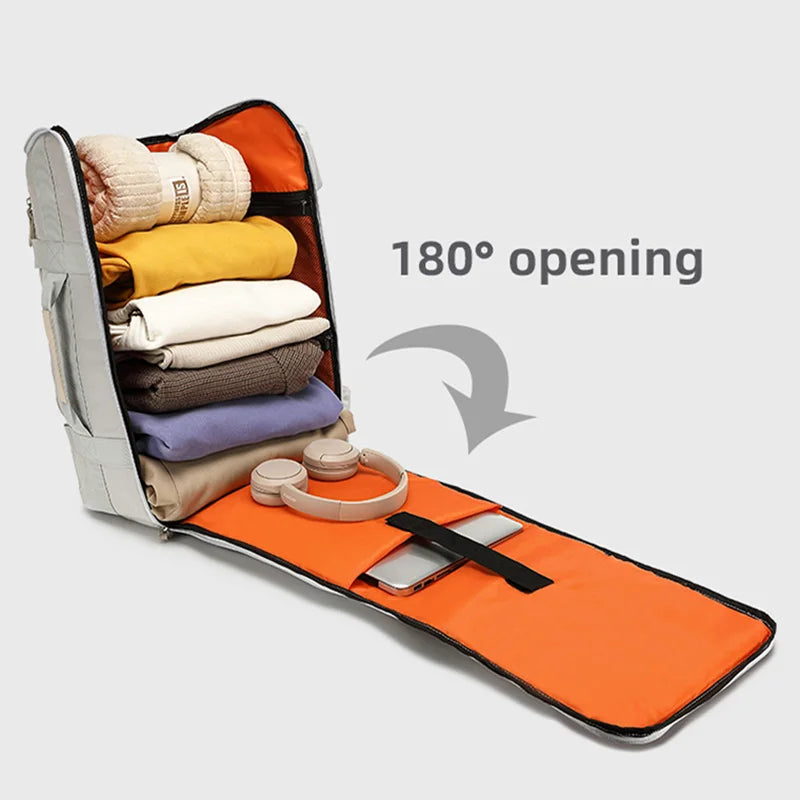 Travel Backpack Business Bag Wet and Dry Separation Shoulder Bags Multi-compartment