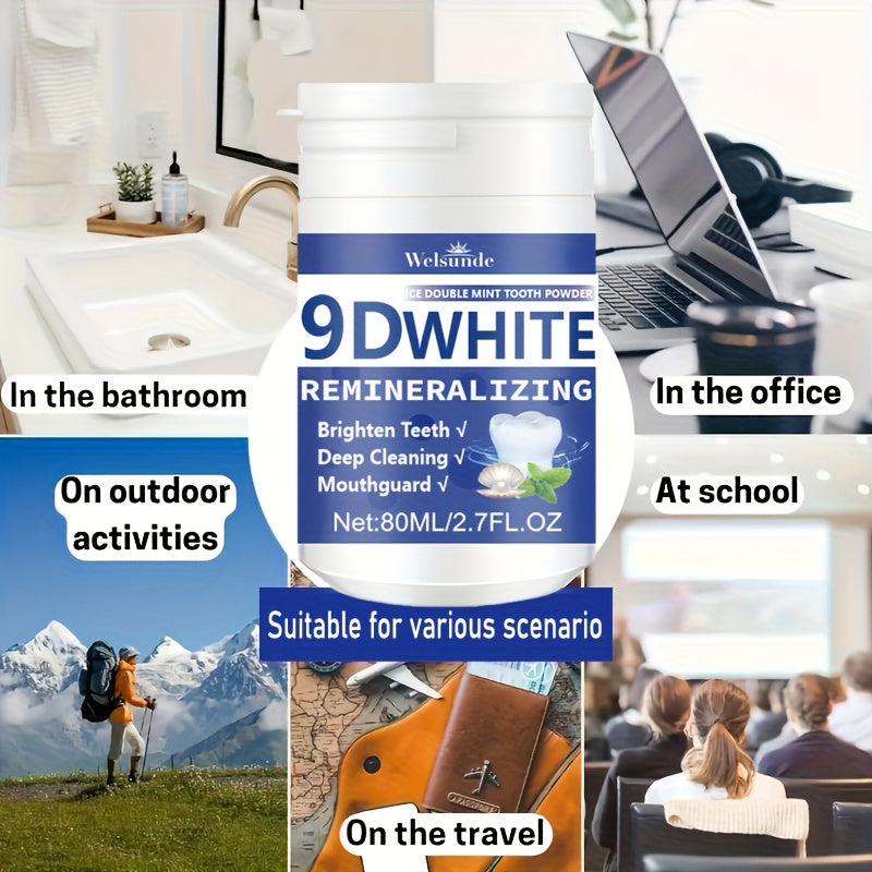 9D White Remineralizing Hydroxyapatite Tooth Powde