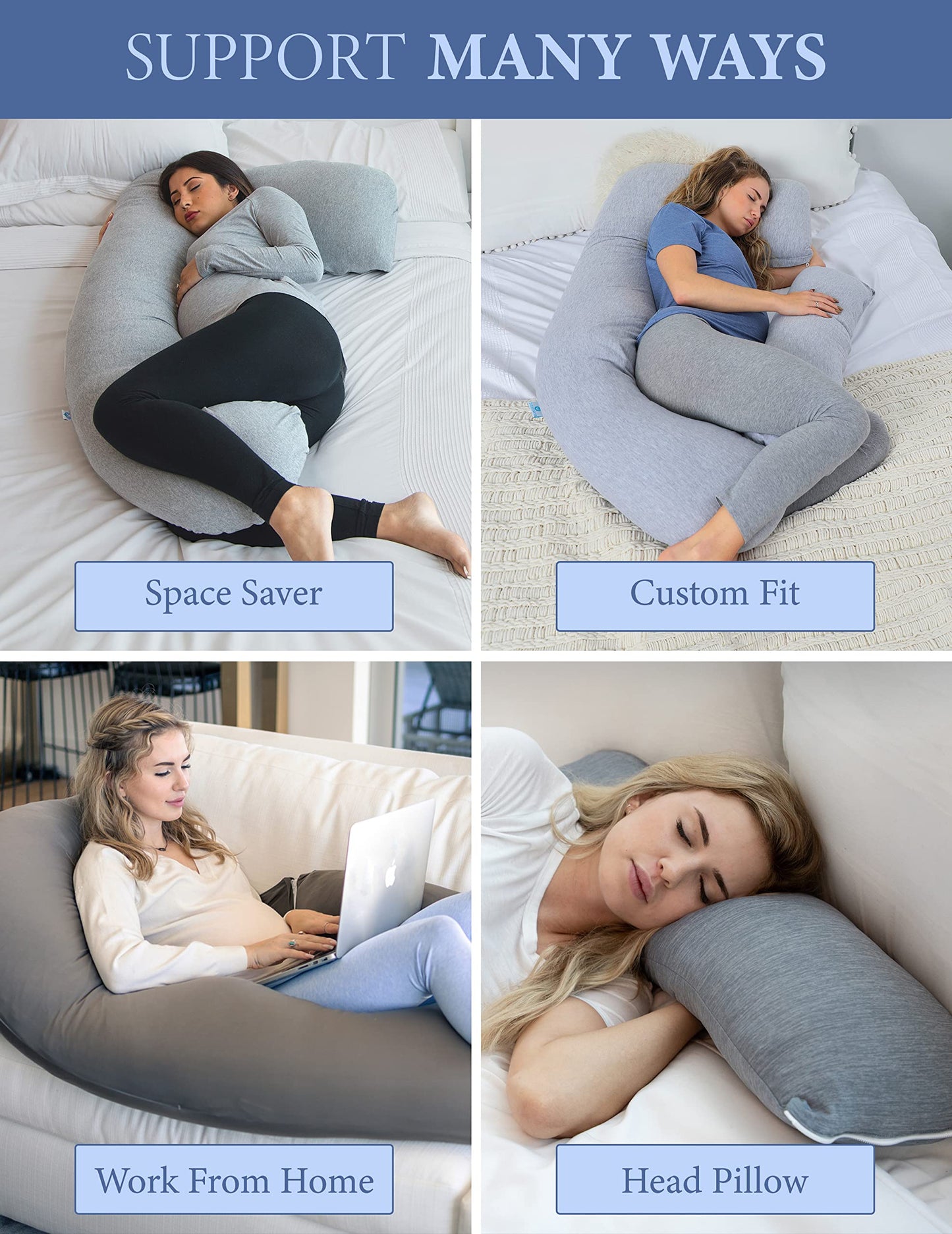 U-Shaped Cushion Maternity Waist Pillow